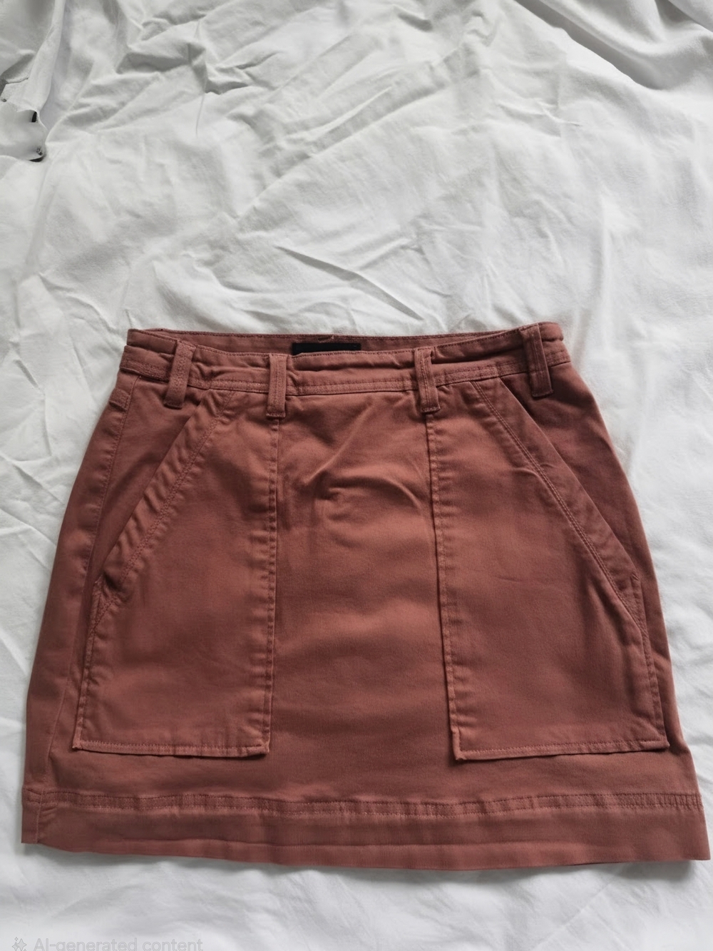 Women's Rust Pink Utility Mini Skort